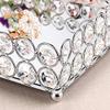 Glass Rectangular Cosmetic Tray, Trinket Organizer, Mirror Decorative Tray, Dresser Decorative Tray, Storage view 4