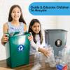 ASSURED SIGNS Recycle Stickers for Trash Bins - 2 Pack 5 Inch Round Labels view 4