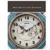Braiton Elegant, Traditional, Decorative, Hand Painted Modern Grandfather Wall Clock Fancy Ethnic Luxury Handmade Decoration, Swinging Pendulum for New Room or Office,Mahogany view 3