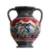 Ancient Greek Minoan Amphora Spring Handmade Ceramic Pottery Vase Small view 1