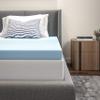 BizChair 3 inch Cooling Gel Mattress Topper, CertiPUR-US Certified Memory Foam, Twin view 1