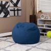 BizChair Small Denim Refillable Bean Bag Chair for Kids and Teens view 1