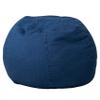 BizChair Small Denim Refillable Bean Bag Chair for Kids and Teens view 3
