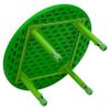 BizChair 33" Round Green Plastic Height Adjustable Activity Table view 4