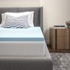 BizChair 2 inch Cooling Gel Mattress Topper, CertiPUR-US Certified Memory Foam, Twin view 1