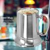 Xinde Stainless Steel Mug, Resistance Mugs, Stainless Steel 450ml/560ml Beer Mug, Office Restaurants for Home Bar(560ML) view 3