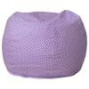 BizChair Small Lavender Dot Refillable Bean Bag Chair for Kids and Teens view 3