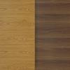 BizChair 24"x30" Rectangular Natural/Walnut Reversible Laminate Table Top view 2