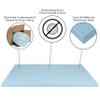 BizChair 2 inch Cooling Gel Mattress Topper, CertiPUR-US Certified Memory Foam, Queen view 4
