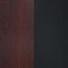 BizChair 42" Round Black/Mahogany Reversible Laminate Table Top view 2