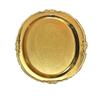 TreegoArt Brass Gold Plated Tray, Golden Tray Pack of 2 view 1