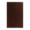 BizChair 30" x 48" Rectangular High-Gloss Walnut Resin Table Top view 1