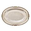 TreegoArt Brass Gold Plated Tray and a Silver Pleated Tray view 4