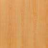 BizChair 30" Square 2-Tone High-Gloss Cherry / Mahogany Resin Table Top view 2