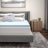 BizChair 2 inch Cooling Gel Mattress Topper, CertiPUR-US Certified Memory Foam, King view 1