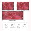 Blueangle Red Heart Pillow Cases Soft Breathable Pillowcase Covers Machine Washable Valentine's Day Decoration Pillows for Sleeping - Queen Size 20''30'' view 2