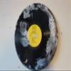 Black and White Acrylic Pour Clock view 4