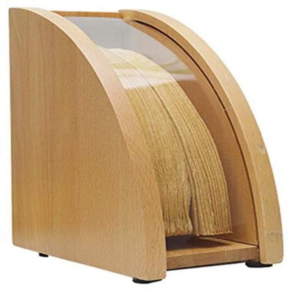 qiuqiu Hand Drip Coffee Filter Paper Holder, Cone Filter Tray Storage Rack with Lid, Dust Proof