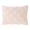 1 Pcs Pinch Pleat Comforter Set with Pillow Sham Light Weight Goose Down-Alternative Ultra-Soft Cotton Shell 500 GSM Comforter All Seasons Pintuck Style Comforter Set King/Cal King, Pinch Blush view 3
