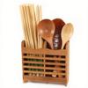 Bamboo Spoon Chopsticks Storage Rack Holder, Wall Hanging Tableware Storage Shelf, Kitchen Organizer Cutlery Trays, Cutlery Drying Stand view 1