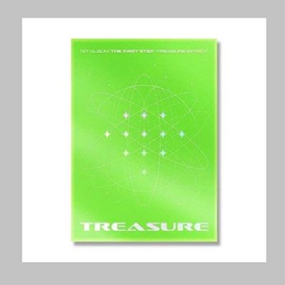 Treasure The First Step : Treasure Effect 1st Album Green Ver CD+156p PhotoBook+PostCard Folder+Lyrics Pos+Hologram Post+Polaroid+Baby Photo+Selfie+Sticker+Message Card SET+Tracking