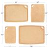 Elihome Classic Series 4-in-1 Cutting Board Set for Kitchen, Natural Wood Fiber Composite, Dishwasher Safe, Eco-Friendly, Juice Grooves with Easy Grip Handles,Non Porous, BPA Free, Made in USA view 2