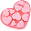 Heart Shaped Silicone Mold for Chocolate Baking Tray Soap DIY Valentine's Day Baking Tools Suitable for Soap Mold Cake Decoration Tools Kitchen Baking Tools view 1