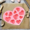 Heart Shaped Silicone Mold for Chocolate Baking Tray Soap DIY Valentine's Day Baking Tools Suitable for Soap Mold Cake Decoration Tools Kitchen Baking Tools view 2