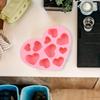 Heart Shaped Silicone Mold for Chocolate Baking Tray Soap DIY Valentine's Day Baking Tools Suitable for Soap Mold Cake Decoration Tools Kitchen Baking Tools view 3
