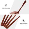 5pcs Wooden Honey Stirring Spoon Non Stick Stirrer for Coffee Tea Syrup view 2