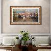 INVIN ART Framed Canvas Giclee Print Scotland Forever by Elizabeth Southerden Thompson Lady Butler Wall Art Living Room Home Office Decorations(European Retro Golden Frame with Linen Liner,24"x40") view 2