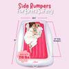 Asani Inflatable Toddler Travel Bed with Electric Pump, Leakproof Air Mattress w/Reinforced Protective Bumpers, Includes Carry Case and Pillow, Fits Kids Up to 4ft, for Camping & Sleepovers (Pink) view 3