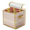 Plastic Christmas Ornament Storage Box with 2 Dual Zipper Closure and Handle, Keeps 64 Holiday Ornaments Baubles, Christmas Tree Decorations Container Organizer with Compartments (Yellow) view 1