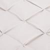 1 Pcs Pinch Pleat Comforter Set with Pillow Sham Light Weight Goose Down-Alternative Ultra-Soft Cotton Shell 500 GSM Comforter All Seasons Pintuck Style Comforter Set King/Cal King, Pinch Cream view 3