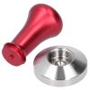 03 Coffee Presser, Stainless Steel Flat Bottom Hand Press Espresso Tamper, Practical for Home Coffee Lovers Cafe (red) view 1