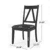 Christopher Knight Home Fairgreens Dining Sets, Black view 3