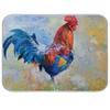 Absorbent Dish Drying Mat for Kitchen Counter - Color Big Rooster Microfiber Drying Pad, Reversible Drainer Mats for Countertop, Large 18 x 24 inch view 1