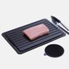 Defrosting Tray with Drip Tray, Natural Thawing Tray for Frozen Meat Defrost Tray, Defrost Frozen Food, Extra Large Size (14" X 8") Thawing Board Fast (Size : Thickness: 0.2CM) view 1