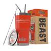 1966 1967 Ford Ranchero Truck Beast 30 oz Stainless Steel Insulated Tumbler w/Lid, 2 Straws, Brush and Gift Box red view 1