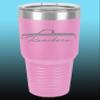1964 1965 Ford Ranchero Truck 30oz Stainless Steel Tumbler w/Clear Lid lavender view 1