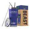 1966 Mercury Montclair Beast 30 oz Stainless Steel Insulated Tumbler w/Lid, 2 Straws, Brush and Gift Box royal view 1