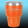 1964 1965 Ford Falcon Hardtop 30oz Stainless Steel Tumbler w/Clear Lid orange view 1