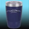 1964 1965 Ford Falcon Hardtop 20oz Stainless Steel Tumbler w/Clear Lid navy view 1