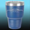 1964 1965 Ford Falcon Hardtop 30oz Stainless Steel Tumbler w/Clear Lid royal view 1