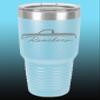 1964 1965 Ford Ranchero Truck 30oz Stainless Steel Tumbler w/Clear Lid ltblue view 1