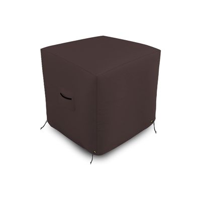 Covers & all Air Conditioner Cover, 18 Oz Waterproof, UV & Weather Resistant AC Cover for Outside Indoor Outdoor Patio Lawn Garden Backyard with Air Vents & Drawstrings (26"L x 26"W x 32"H, Coffee)