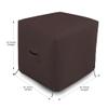 Covers & all Air Conditioner Cover, 18 Oz Waterproof, UV & Weather Resistant AC Cover for Outside Indoor Outdoor Patio Lawn Garden Backyard with Air Vents & Drawstrings (26"L x 26"W x 32"H, Coffee) view 2
