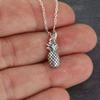 Tiny Pineapple Necklace - 925 Sterling Silver - Hawaiian Fruit Pendant New Kind view 2