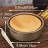 6 Inch Round Cake Pans, Removable Bottom Cheesecake Pans Carbon Steel Non-Stick Cake Pan Set of 3 (6 Inch-Golden 3Pcs) view 2