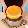 6 Inch Round Cake Pans, Removable Bottom Cheesecake Pans Carbon Steel Non-Stick Cake Pan Set of 3 (6 Inch-Golden 3Pcs) view 3
